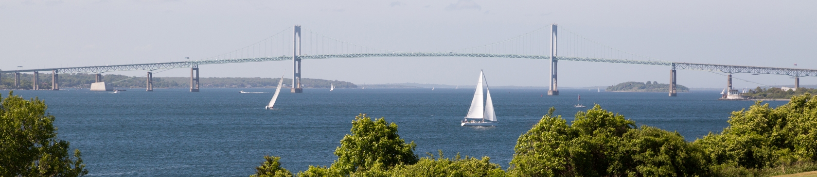 Newport RI Bridge sailing